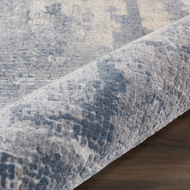Nourison Rustic Textures RUS06 Grey Beige Jute Polypropylene Abstract Textured Hallway Runner Rug