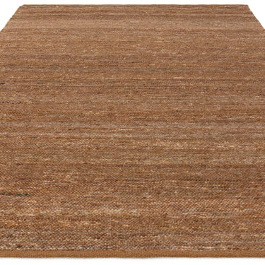 Birkdale Hand Woven Wool Blend Boucle Texture Reversible Rug in Rust