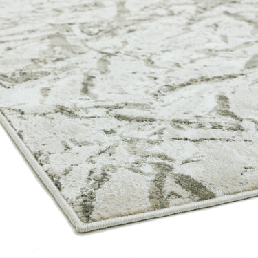 Aurora AU09 Satin Metallic Natural Gold Grey Modern Abstract Shiny Designer Rug