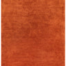 Asiatic London Milo Short Pile Silky Rust Orange Shaggy Traditional Modern Rug - Medium 120x170 cm (4'x5'6")