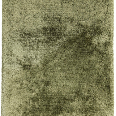 Plush Plain Shaggy High Pile Thick Silky Fluffy Soft Hand Woven Sage Green Rug