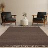 Grove Plain Flatweave Hand Woven Jute Rug in Brown - Medium 120x170 cm (4'x5'6")