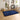 Origins Chicago Indigo Blue Handmade Shaggy Textured Hallway Runner Rug