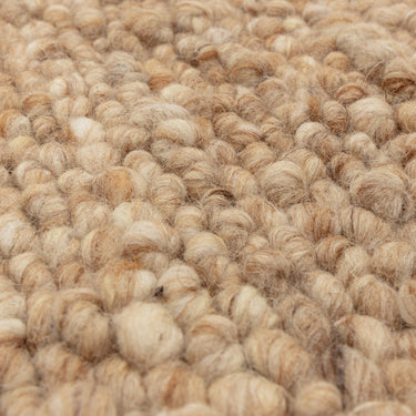 Adler Hand Woven Boucle Texture Rug in Honey Beige