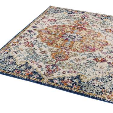 Nova NV12 Medallion Abstract Traditional Rug in Multi Colours