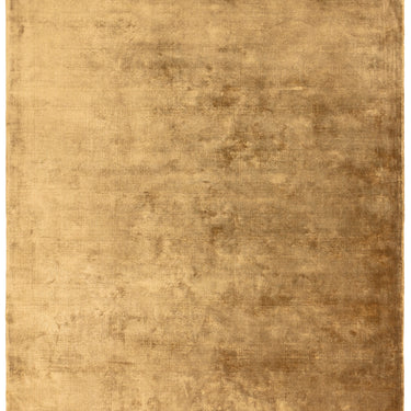 Gleam Luxury Contemporary Modern Shiny Plain Hand Woven Viscose Yellow Gold Rug