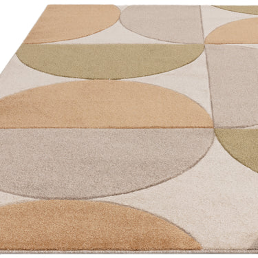 Asiatic London Sketch Curve Tufted Retro Living Hand-Carved Polypropylene Abstract Geometric Rug