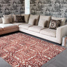 Asiatic London Fresco Tufted Red Extra Handmade Wool Cotton Floral Rug 200x300 cm