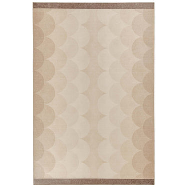 Scalloped Ombre Natural Eco-Washable Non-Slip Rug