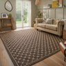 Consept Looms Sumac SUM10 Brown Indoor Outdoor Polypropylene Traditional Geometric Rug - Medium 120x170 cm (4'x5'6")