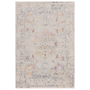 Flores Laleh FR08 Traditional Classic Bordered Persian Floral Vintage Rug in Multi
