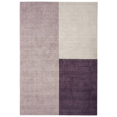 Blox Heather Hand Made Wool Geometric Blocks Rug