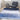 Calvin LDR01 CK031 Launder Navy Blue Washable Cotton Abstract Flatweave Rug - Medium 119x180 cm (3'11"x5'11")
