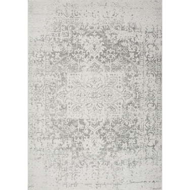 Harput HAP1024 Abstract Vintage Grey Area Washable Jute Cotton Polypropylene Rug
