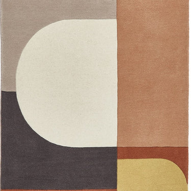 Origins Bauhaus Graphic Art Geometric Hand Tufted Wool Rugs