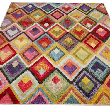 Carnaval CAR109 Vibrant Multi Colours Modern Geometric Rug
