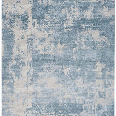 Asiatic London Astral AS04 Blue Shiny Acrylic Cotton Abstract Textured Hallway Runner Rug 80x150 cm