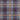 Highland Check Pattern Blue Polypropylene Traditional Checked Tartan Hallway Runner Rug