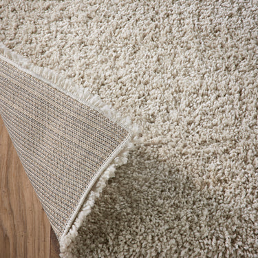 Hadley Thick Fluffy Sumptuous Cream By Polypropylene Shaggy Modern Rug