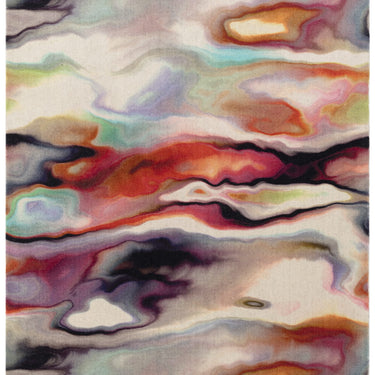 Vision Impression Wool Pictorial Ombre Effect Hand Tufted Short Pile Modern Abstract Rug in Multi Colours