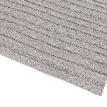 Indoor Outdoor Rug for Garden Picnic Patio Balcony Foldable Mat Hand Woven Grayson in Cream, Taupe and Grey
