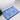 Dip & Drip Nylon Printed Non-Slip Washable Bathroom Royal Blue Damask 50x75 cm