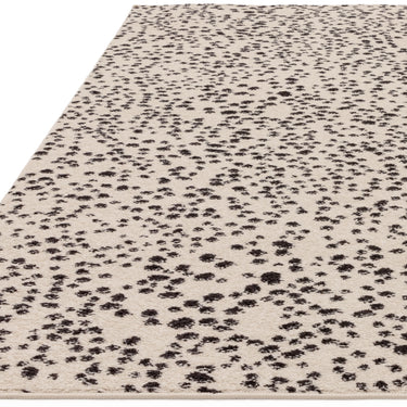 Asiatic London Muse MU11 Black Spotty Short Pile Polypropylene Abstract Modern Rug