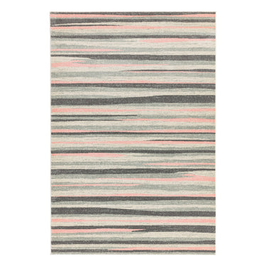 Colt Stripe Pattern Rugs in Mustard and Pink