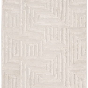 White Sands Zen Cream Lines By Polypropylene Geometric Scandi Rug