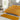 URCO Luxe Faux Fur Super Ochre Yellow Shaggy Textured Plain Rug - Runner 60x180 cm (2'x5'11")