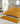 URCO Luxe Faux Fur Super Ochre Yellow Shaggy Textured Plain Rug - Runner 60x180 cm (2'x5'11")