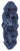 Origins Genuine Animal Fur Soft Navy Blue Wool Sheepskin Shaggy Textured Rug