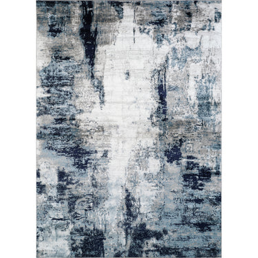 Wanderlust 2309 Blue Jute Abstract Scandi Rug