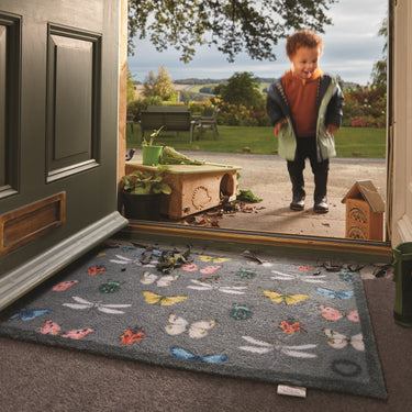 Hug Rug Floor Mat RHS Bugs & Butterflies Door Mat Home Entrance Runner