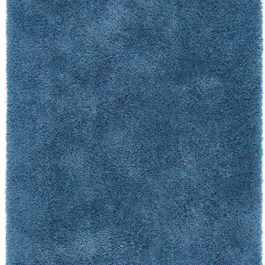 Chicago Shaggy Modern Plain Rug Hallway Runner Circle in Dark Teal