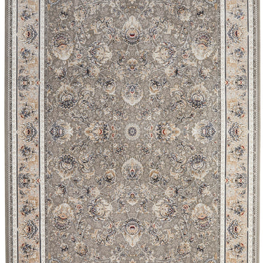 Royality ROY108 Light Grey Traditional Medallion Persian-Style Rug