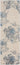 Calvin Enchanting ECH01 Ivory Grey Blue Polypropylene Abstract Floral Textured Rug