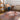 Colin Vintage Terracotta Blue Washable Wool Cotton Chenille Hallway Runner Rug