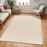 Kimi Becki Owens & Surya Solid and Border BOKM2302 Boho Jute Area Rug Light Brown Taupe Rug - Medium 120x170 cm (4'x5'6")