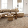 Adler Hand Woven Boucle Texture Rug in Honey Beige - Medium 120x170 cm (4'x5'6")