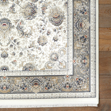 Royality ROY106 Cream Traditional Medallion Persian-Style Rug
