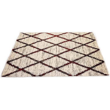 Traditional Oriental Tun 204 Moroccan Style Red Multi Rug in 120 x 170 cm (4'x5'6'')