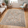 Ankara AKR2332 Antique Orange Pink Multi Polypropylene Oriental Traditional Vintage Rug - Small 60x90 cm (2'x3')