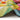 Consept Looms Viva VIV101 Bright Multicolours By Concept Jute Polypropylene Geometric Rug
