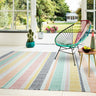 Boardwalk Reversible Flatweave Indoor Outdoor Rug in Pastel Multi Colours - Medium 120x170 cm (4'x5'6")