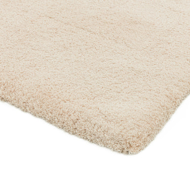Lulu Soft Touch Plain Shaggy Rug in Ivory