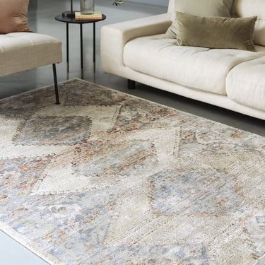 Zola Lisar Traditional Persian Medallion Rug in Beige