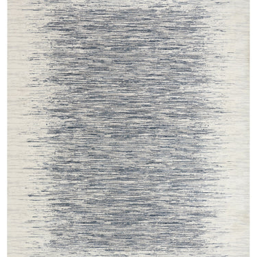 Grand Street GRN04 Silky Ivory Blue By Abstract Modern Soft Rug