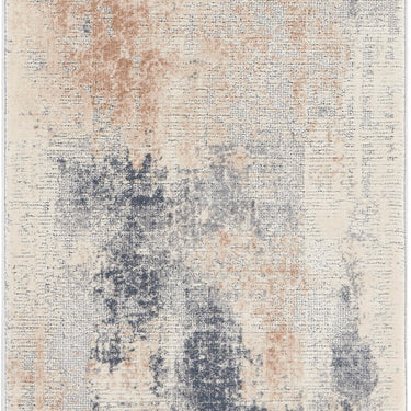 Nourison Rustic Textures RUS02 Ivory Beige Grey Jute Polypropylene Abstract Textured Hallway Runner Rug