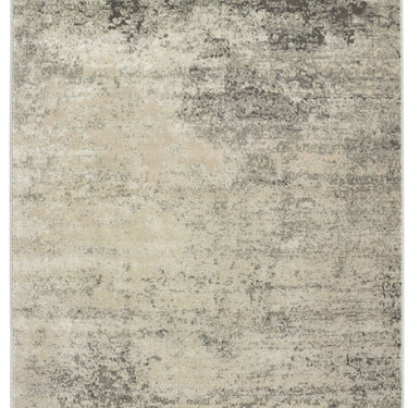 Poetic Reflection Modern Abstract Vintage Rug in Grey